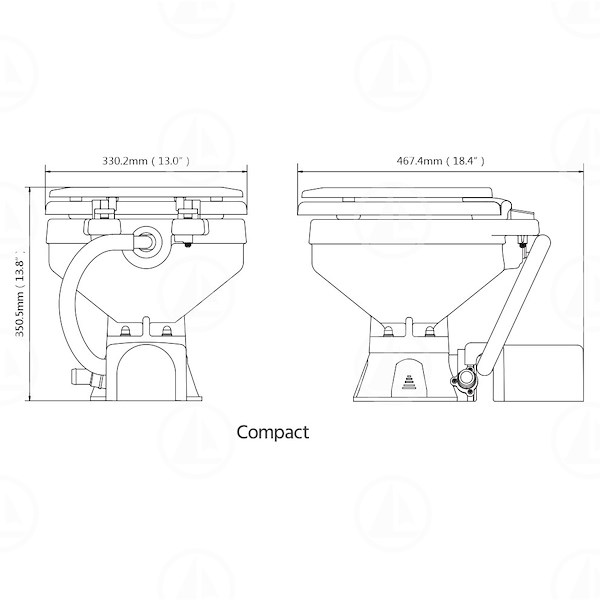 TOILET WC ELETTRICO COMPACT - MAR-04-0007-02