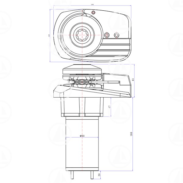 SALPA ANCORA VERTICALE 900 W - MAR-05-0031-02