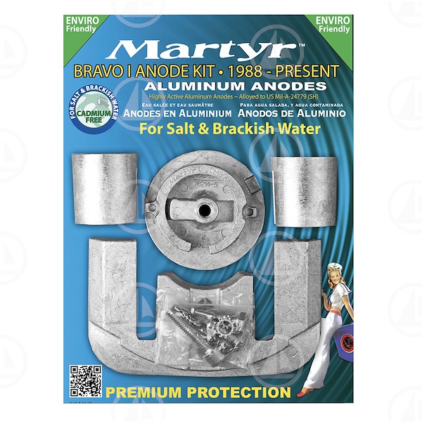 MERCURY BRAVO 1 MG ANODE KIT