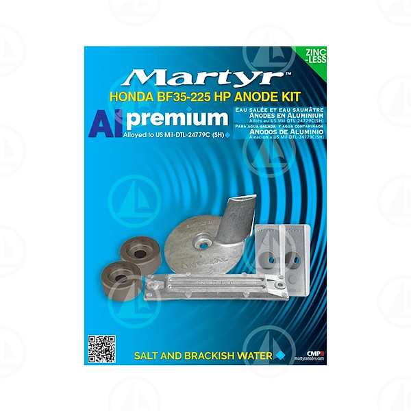 HONDA BF35-225 MOTOR ANODES KIT AL