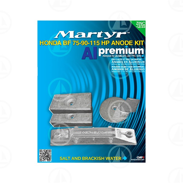 HONDA BF75-90-115 OUTBOARD ANODE KI