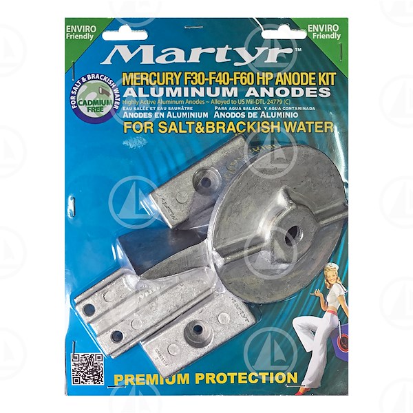 MERCURY F30-F40-F60 HP ANODES KIT A