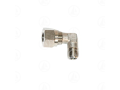 RACCORDO A GOMITO 1/4-10 MM