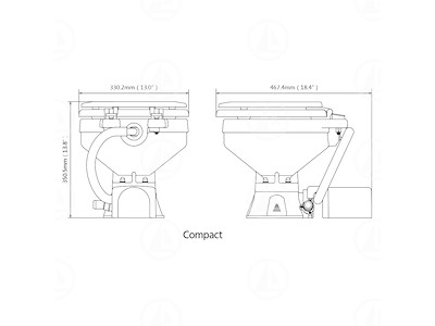 TOILET WC ELETTRICO COMPACT - MAR-04-0007-02 TOILET WC ELETTRICO COMPACT - MAR-04-0007-02