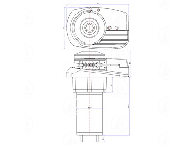 SALPA ANCORA VERTICALE 900 W - MAR-05-0031-02