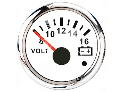 Voltmetro colore bianco Voltmetro colore bianco