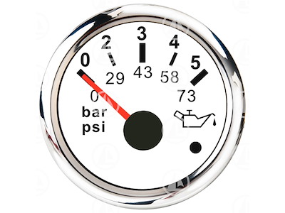 Indicatore pressione olio 0- 5BAR - Indicatore pressione olio 0- 5BAR -