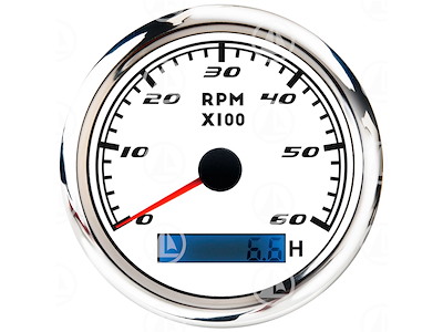 Indicatore contagiri 0-6000 BIANCO