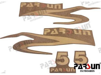 TOP COWLING STICKER FOR 5HP - PAF6-08000000-5