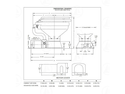 WC ELETTRICO COMPACT 12V - MAR-04-0080-01