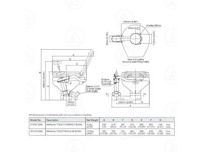 WC MANUALE JABSCO COMPACT - MAR-04-0081-01