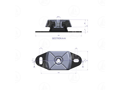 SUPPORTO ELASTICO MAX 120 KG - MAR-10-0005-01
