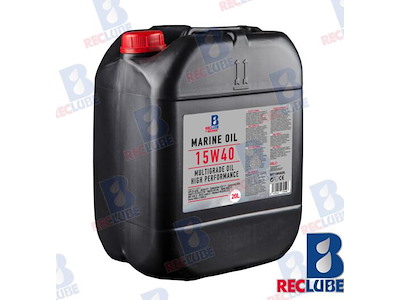 OLIO MARINO 15W-40 MINERALE.  20 L.
