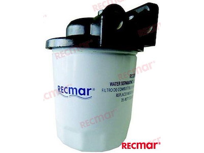 KIT FILTRO BENZINA 1/4"" ALLUMINIO