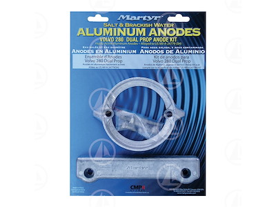 VOLVO 280 DUAL PROP MG ANODE KIT