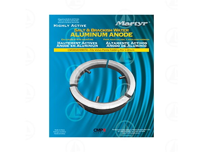 VOLVO 3858399 3PC ANODE AL ANODE KI