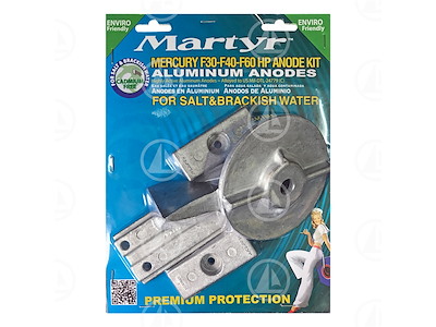 MERCURY F30-F40-F60 HP ANODES KIT A