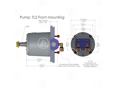 TIMONERIA ENTROBORDO FINO 12 METRI - HD-MU75TF-MRA