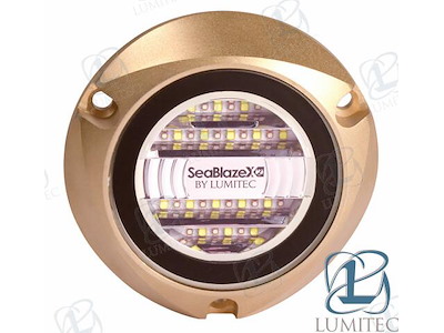 LUCE SOTTOMARINO BRONZO BLU / BIANC