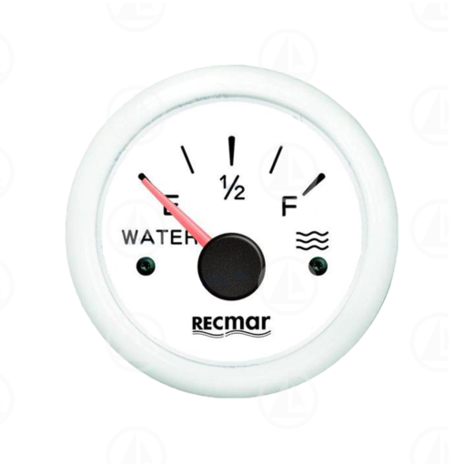 Indicatore livello carburante Recmar per cruscotto barca RECKY11300 (bianco)